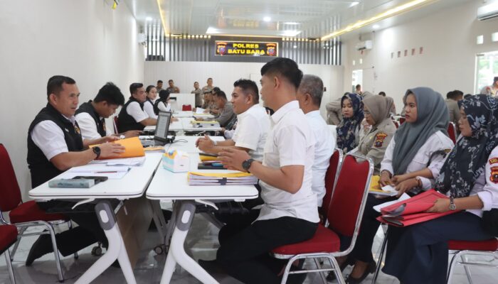 Tim Irwasda Polda Sumut Gelar Audit Kinerja Tahap I di Polres Batu Bara