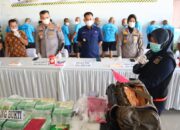 Polresta Deliserdang Musnahkan Barang Bukti Narkoba Senilai Tujuh Miliar Lima Puluh Tujuh Juta Rupiah