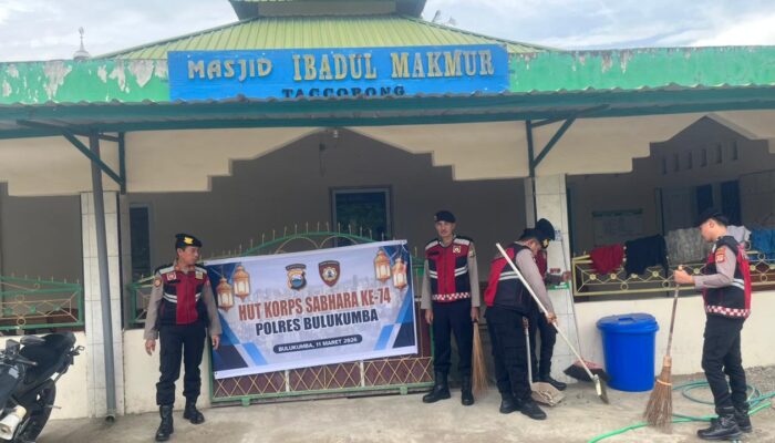 Di HUT Korps Sabhara ke-74, Sat Samapta Polres Bulukumba Hadirkan Aksi Nyata Kepedulian di Bulan Ramadan