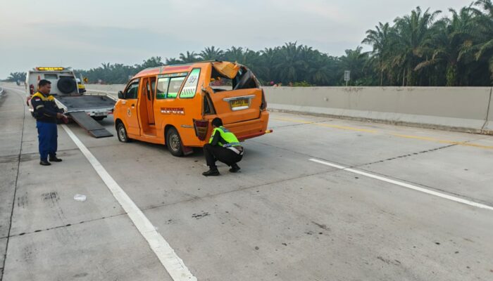 Laka Tunggal di Tol Indrapura–Kisaran, Dua Penumpang Meninggal Dunia