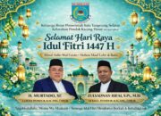 Pemerintah Kelurahan Pondok Kacang Timur Sampaikan Ucapan Selamat Idul Fitri 1447 H