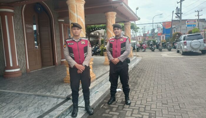 Sat Sabhara Polres Batu Bara Amankan Gereja, Jaga Ketertiban Jelang Ibadah Mingguanmingguan