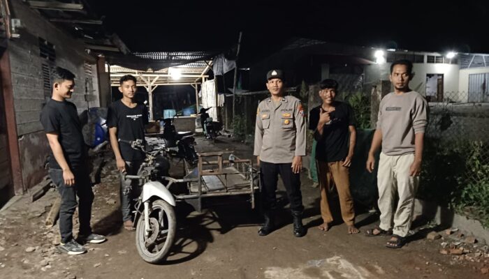 Personel Polsek Medang Deras gelar patroli malam, antisipasi kejahatan jelang Ramadhan