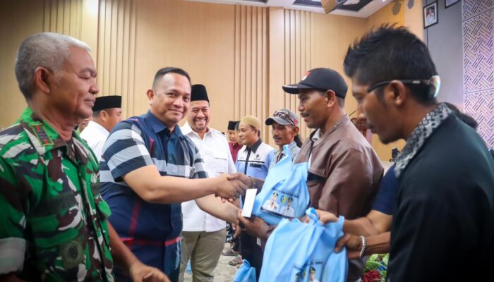 Kapolres Batu Bara Hadiri Buka Puasa Bersama Pemerintah Kabupaten, Serahkan Santunan Kepada Anak Yatim