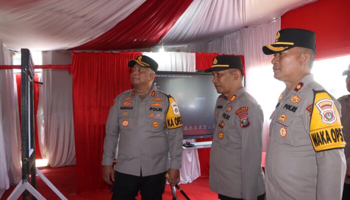 Kapolres Batu Bara Cek Kesiapan Pos Pengamanan Jelang Ops Ketupat Toba 2026, Bhayangkari Berikan Dukungan Moril