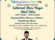 Keluarga Besar Rajawalitimestv.com Ucapkan Selamat Hari Raya Idul Fitri 1447 H / 2026 M