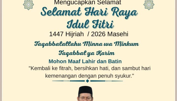Keluarga Besar Rajawalitimestv.com Ucapkan Selamat Hari Raya Idul Fitri 1447 H / 2026 M