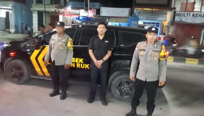 Polsek Labuhan Ruku Gelar Patroli Malam, Antisipasi Gangguan Kamtibmas dan Pungutan Liar