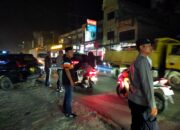 Polsek Indrapura Gelar Patroli Malam, Antisipasi Kejahatan dan Atur Lalu Lintas Jelang Lebaran