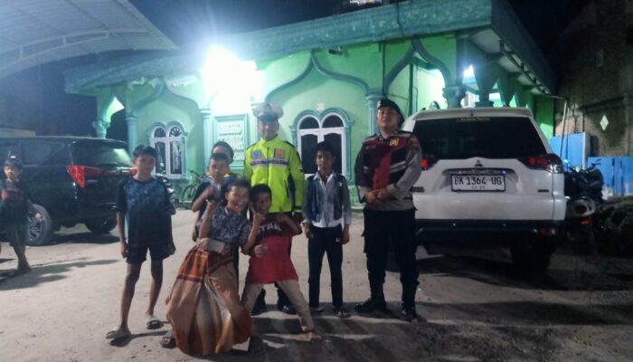 Sat Samapta Polres Batu Bara Amankan Ibadah Tarawih, Patroli dan Sosialisasi Tertib Jelang Ramadhan 1447 H