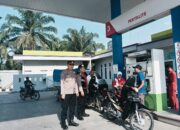 Polsek Lima Puluh Pantau Ketersediaan BBM di SPBU, Beberapa Jenis Sudah Tersedia Jelang Musim Mudik