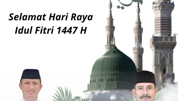 Camat Mauk dan Sekcam Sampaikan Ucapan Selamat Hari Raya Idul Fitri 1447 H
