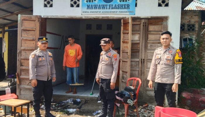 Kebakaran Rumah Mardiah di Desa Padang Genting, Korban Jiwa Nihil dan Kerugian Rp 10 Juta
