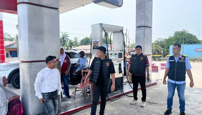 Sat Reskrim Batubara Pantau SPBU Seluruh Kabupaten H+5 Idul Fitri, Pasokan BBM Tetap Cukup dan Terkendali