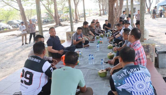 Kapolres Batubara pimpin monitoring langsung Pantai Sujono jelang Lebaran