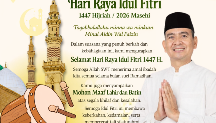 Camat Ciputat H. Mamat Sampaikan Ucapan Selamat Idul Fitri 1447 H kepada Masyarakat